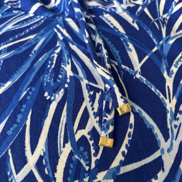 Lilly Pulitzer Fletcher Pullover Twilight Blue Early Riser XL | Casual - Picture 9 of 12